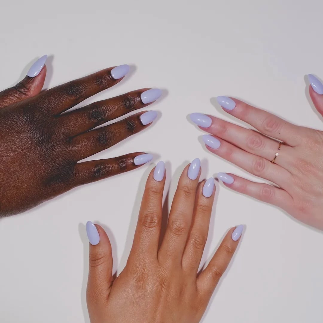 Short Oval Light Lavender Glossy Short Oval Light Lavender Glossy — Lavender Milky Nails 2027