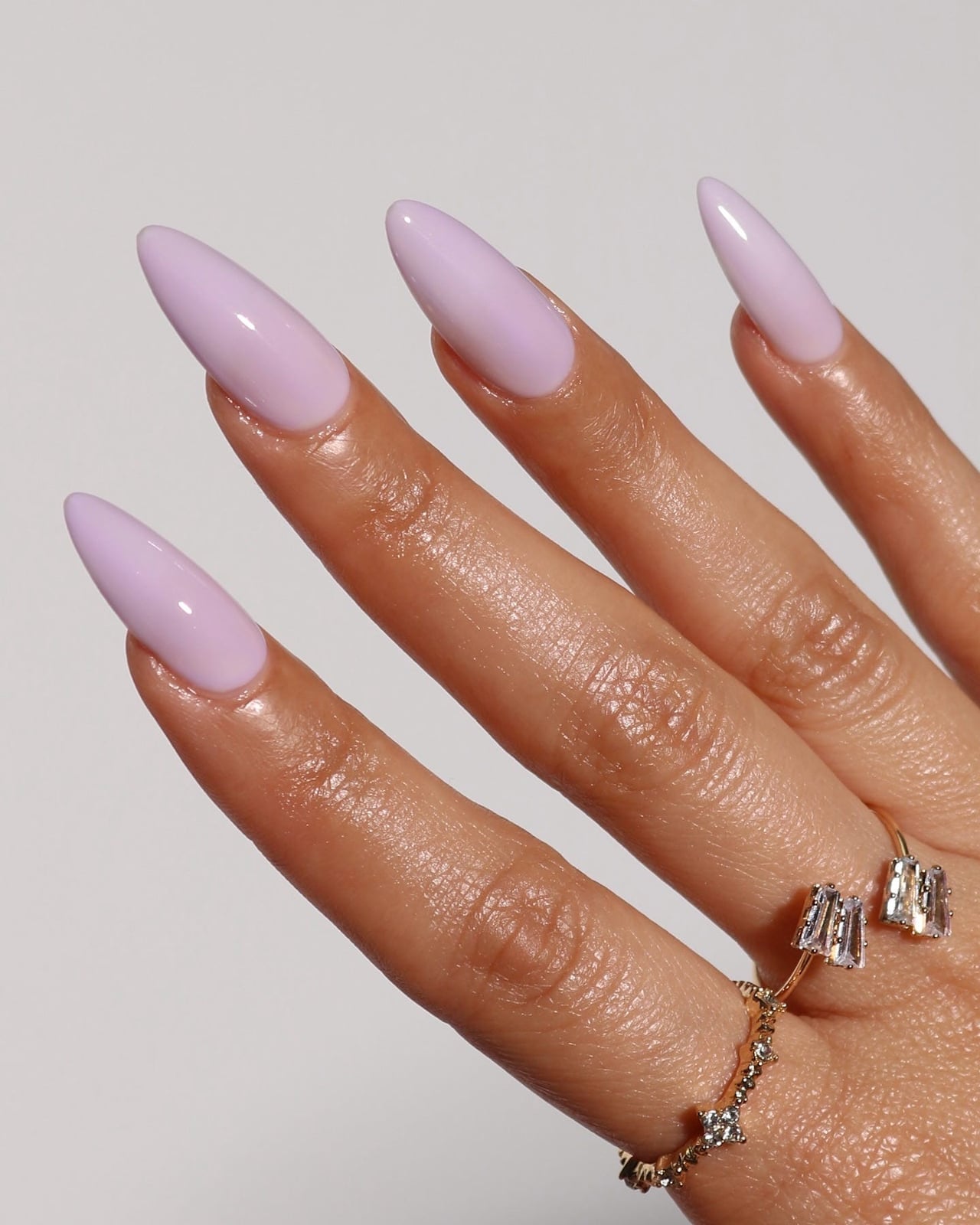 Long Stiletto Milky Glossy Lavender Long Stiletto Milky Glossy Lavender — Lavender Milky Nails 2027