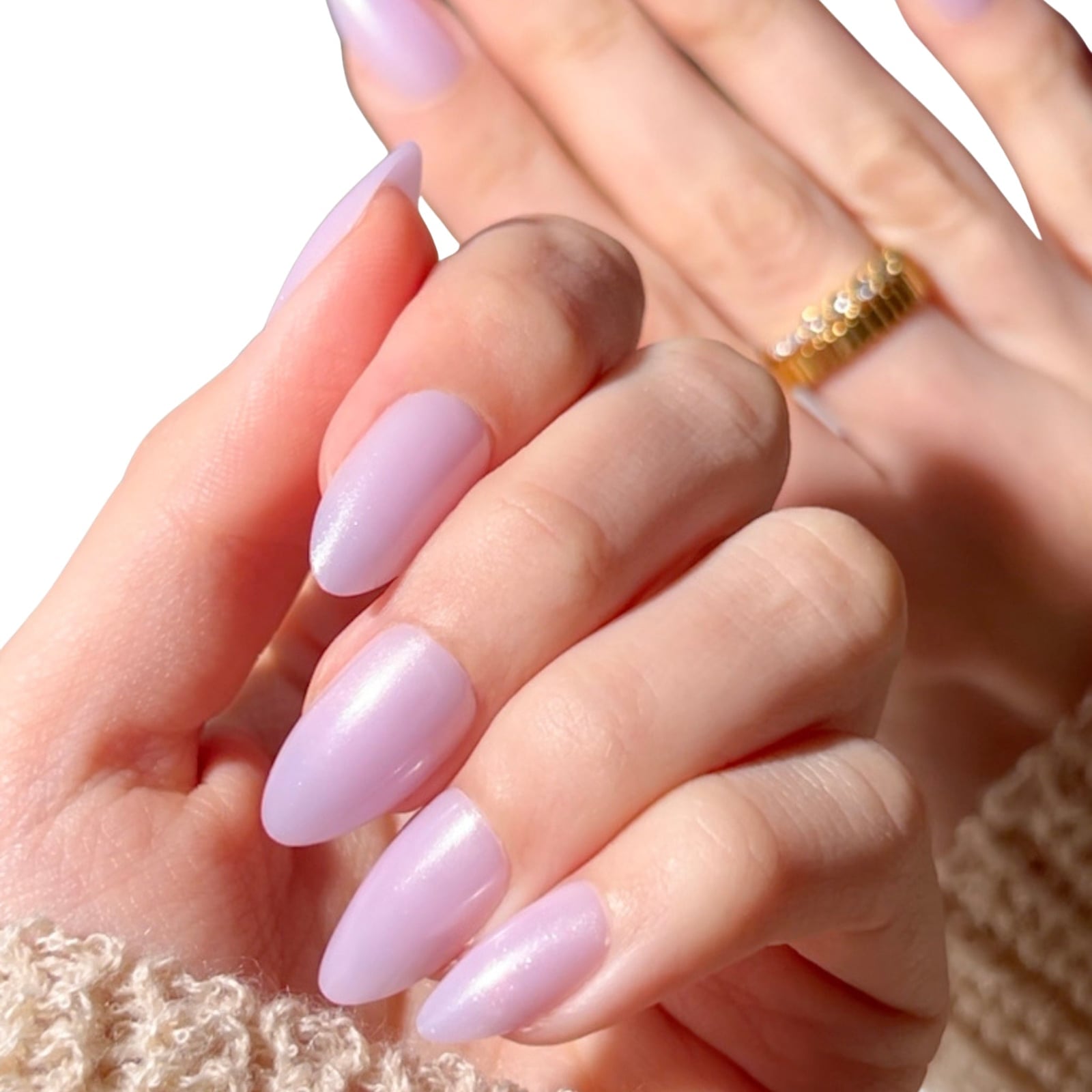 Smooth Light Lavender Pearlescent Stiletto Nails Smooth Light Lavender Pearlescent Stiletto Nails — Lavender Pearl Nails 2027