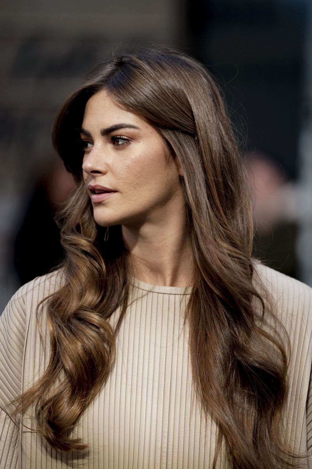 Brunette With Blonde Balayage Face-Framing Bangs Brunette With Blonde Balayage Face-Framing Bangs — Lived In Brunette 2027