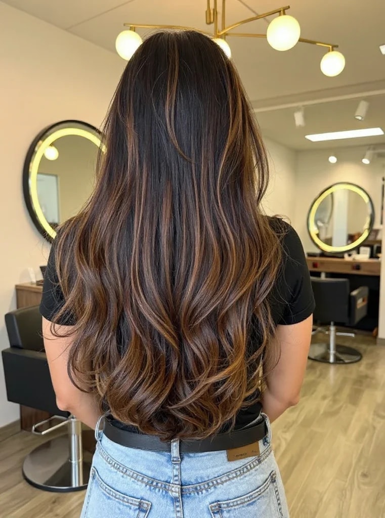 Dark Brown With Subtle Warm Brown Highlights Dark Brown With Subtle Warm Brown Highlights — Lived In Brunette 2027