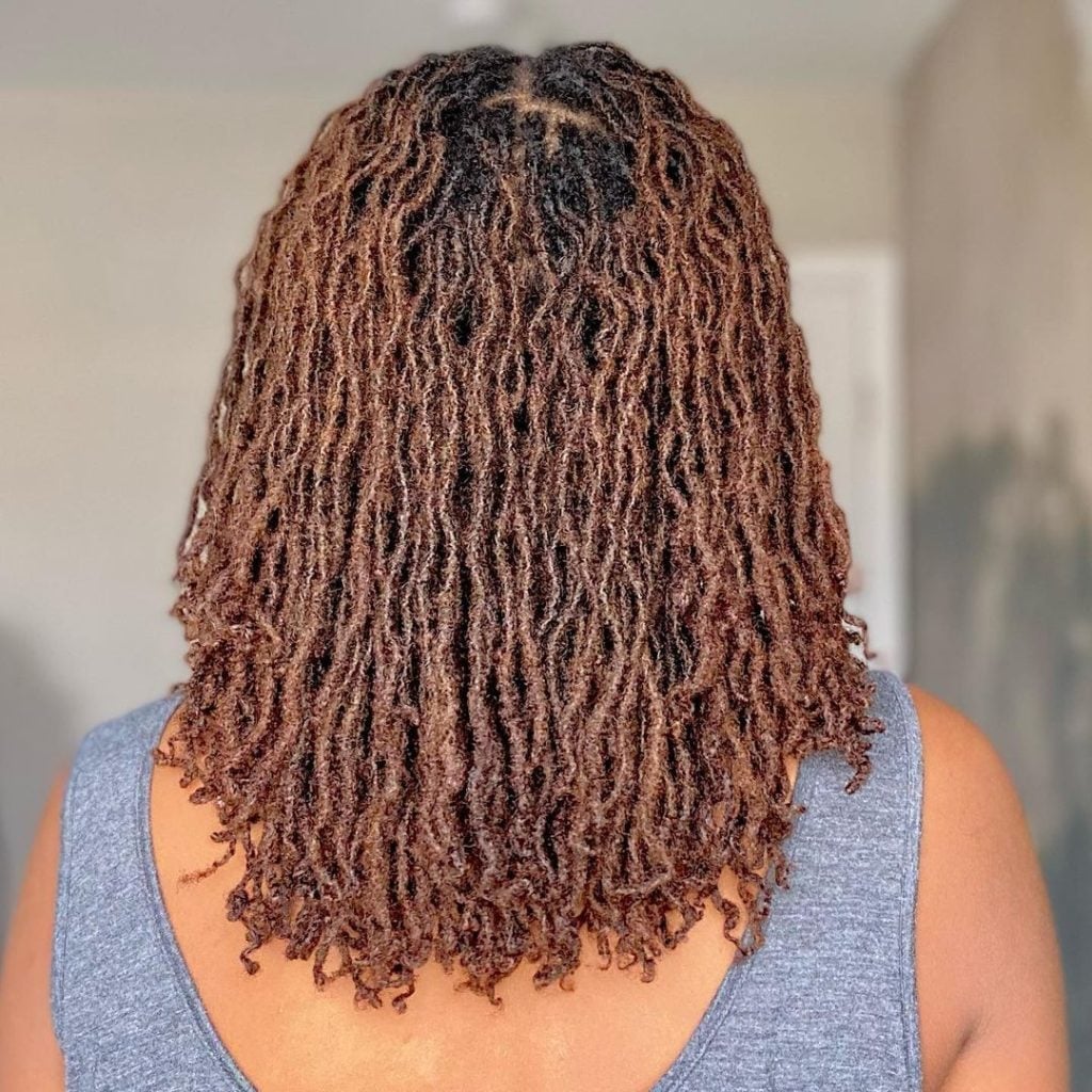 Shoulder Length Wavy Fine Locs Shoulder Length Wavy Fine Locs — Loc Styles 2027 for Work