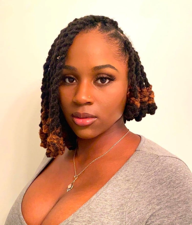 Chin Length Locs With Braids And Twists Chin Length Locs With Braids And Twists — Loc Styles 2027 for Work