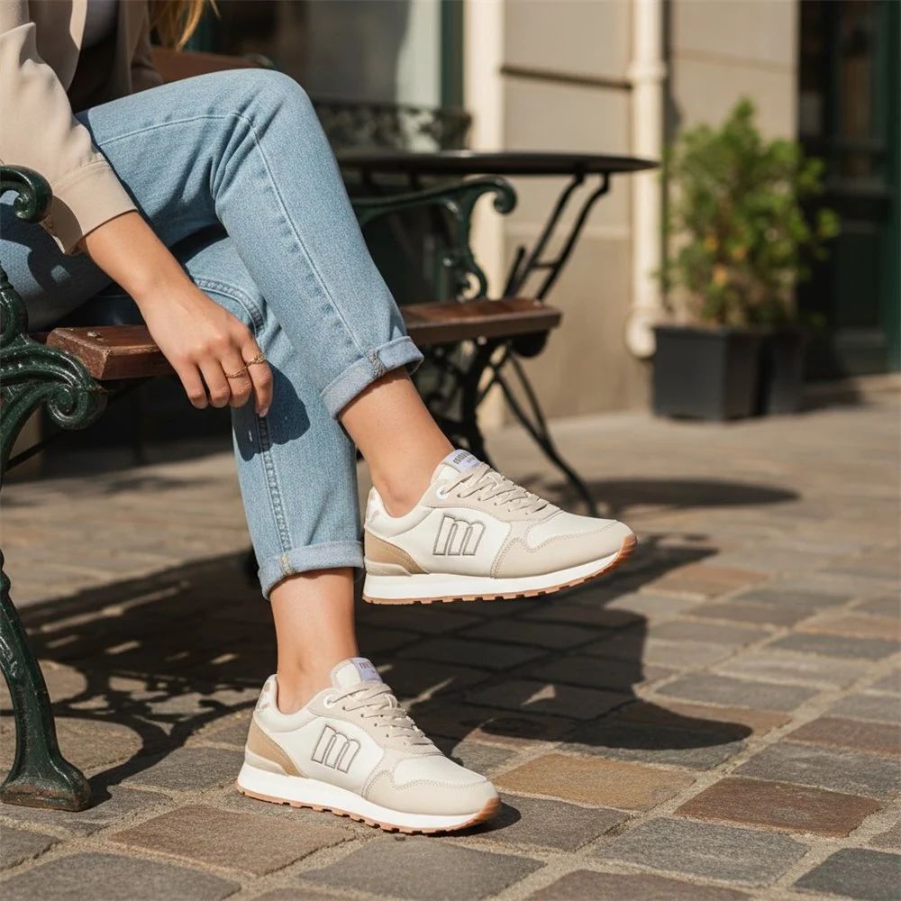 Rolled-Up Jeans with Subtle Ankle Detail Rolled-Up Jeans with Subtle Ankle Detail — White Sneakers Outfits 2027