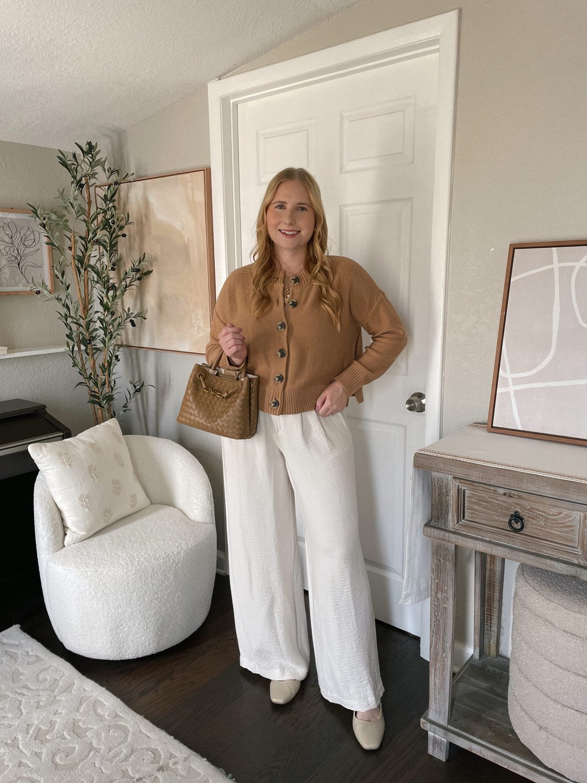 Nude Pointed Flats Outfit Idea — Teacher Outfits 2027