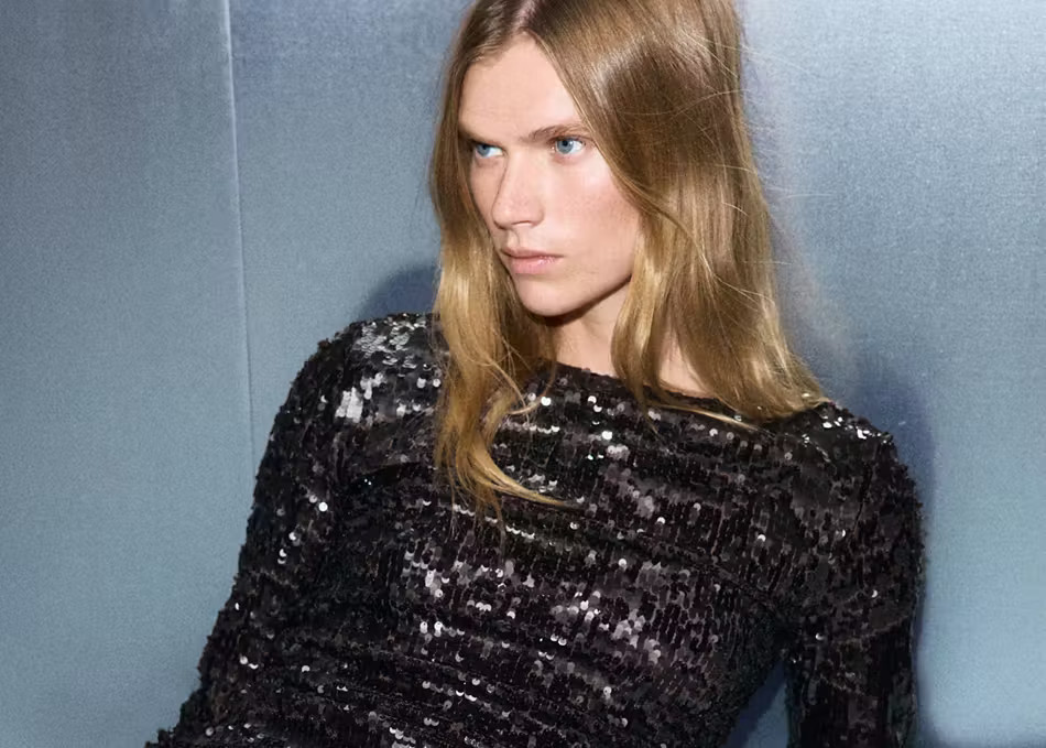 Monochromatic Black Sequin Top Monochromatic Black Sequin Top — New Years Eve Outfits 2027
