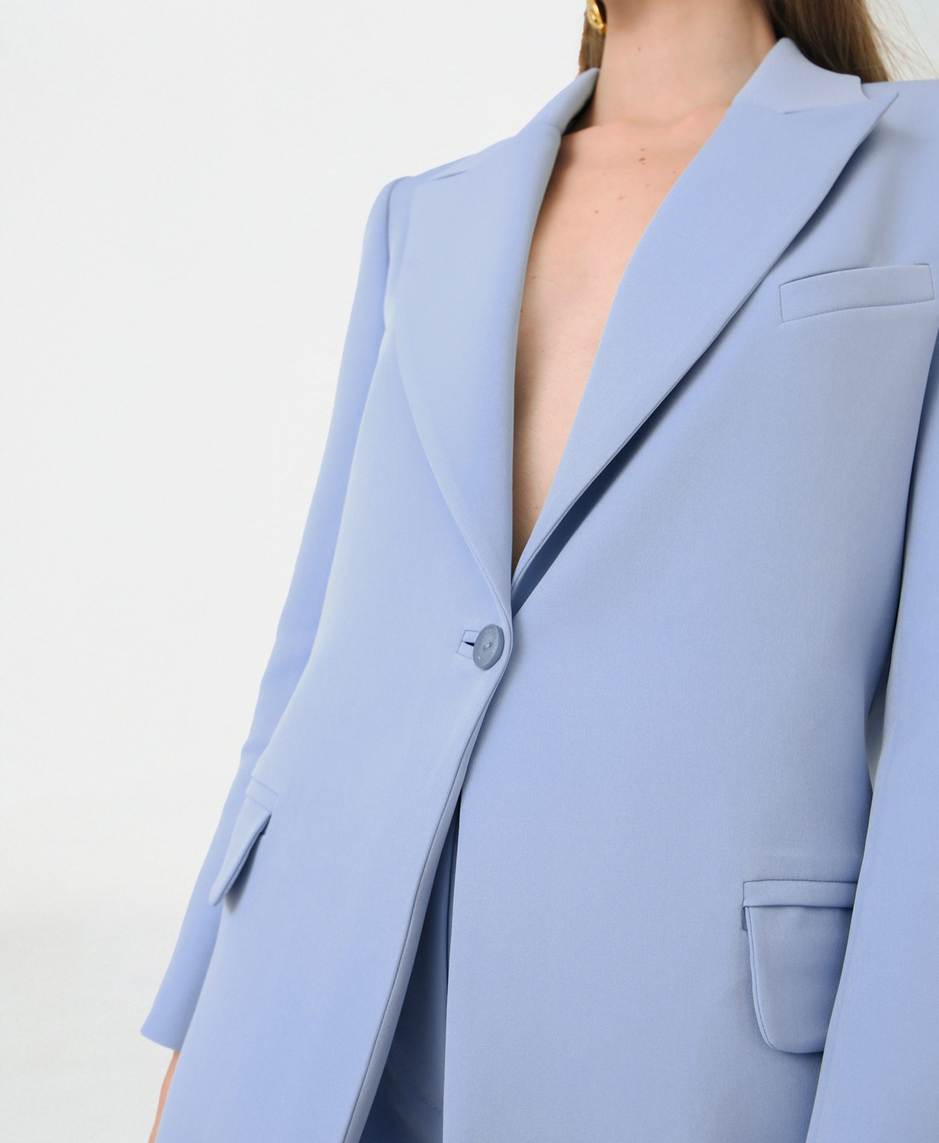 Classic Sky Blue Blazer Detail for Workwear Classic Sky Blue Blazer Detail for Workwear — Sky Blue Outfits 2027