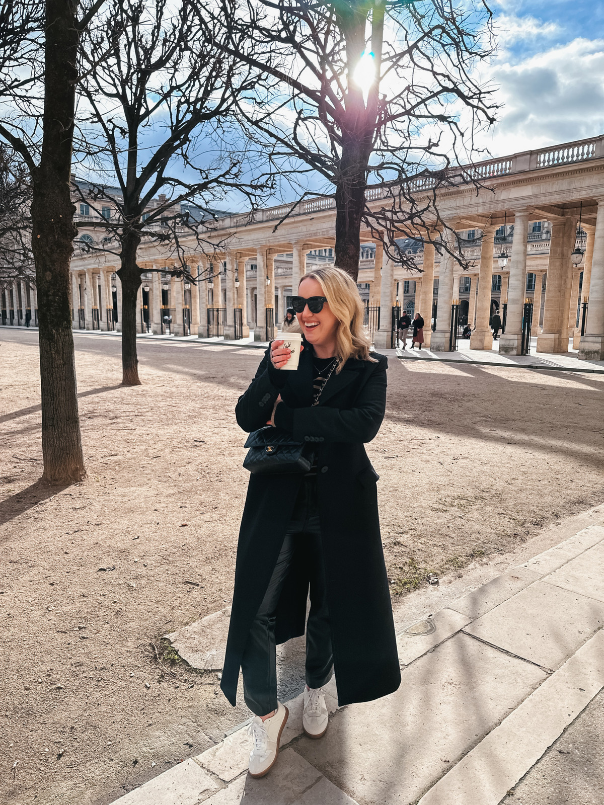 All-Black Ensemble with White Sneakers All-Black Ensemble with White Sneakers — Paris Outfits 2027