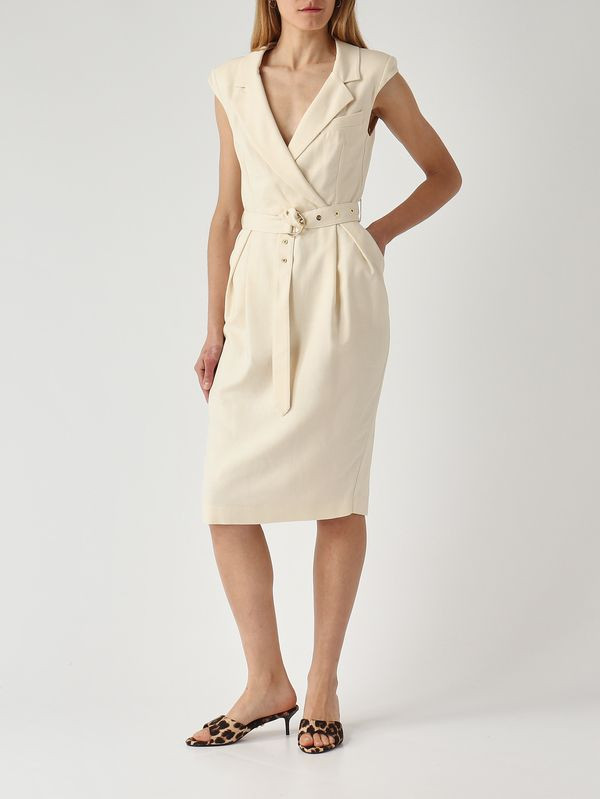 Vanilla Wrap Dress: Elastic Viscose Midi with Belt — Vanilla Girl Outfits 2027