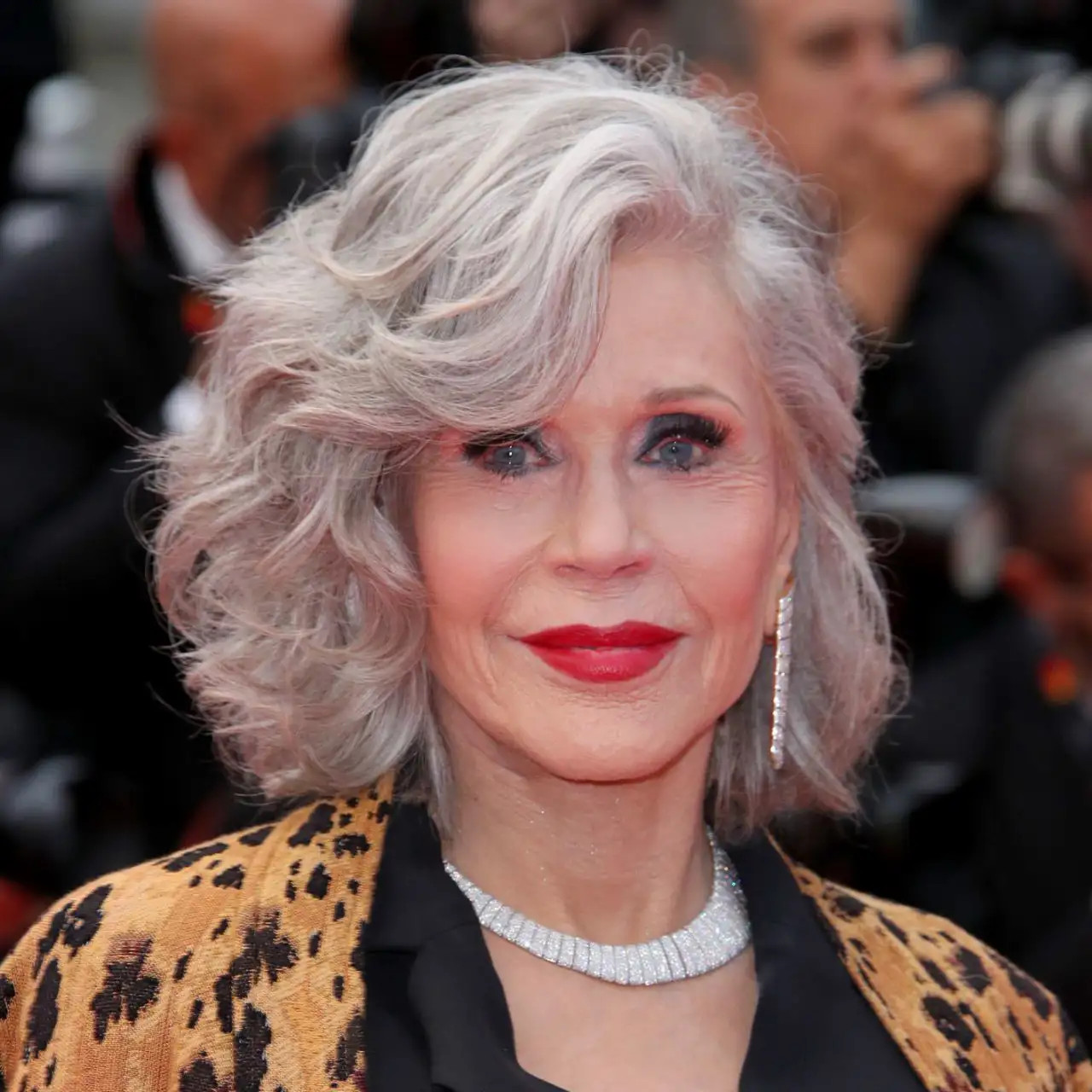 Silver Grey Layered Bob With Voluminous Waves Silver Grey Layered Bob With Voluminous Waves — Hairstyles 2027 for Women Over 60