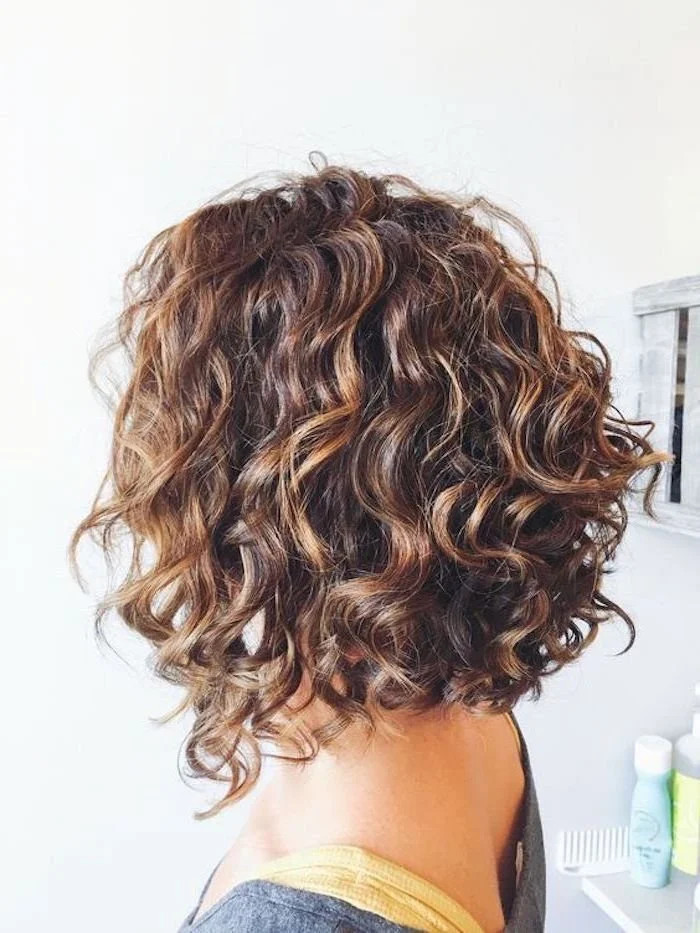 Layered Bob With Caramel Highlights Layered Bob With Caramel Highlights — Haircuts 2027 for Wavy Hair