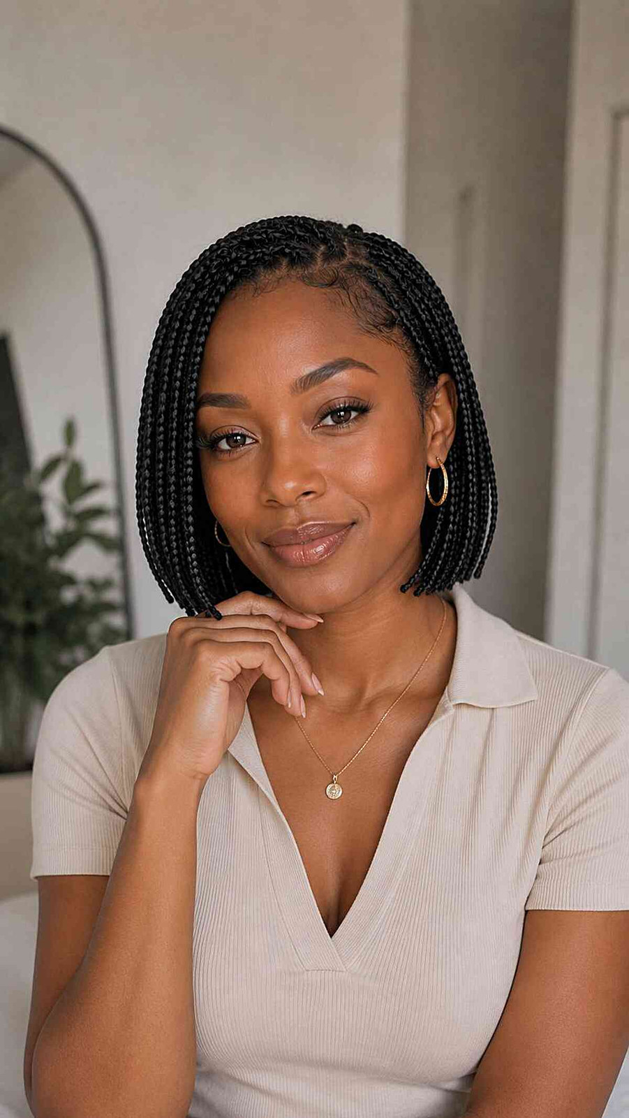 Classic Chin-Length Box Braids Classic Chin-Length Box Braids — Bob Braids 2027