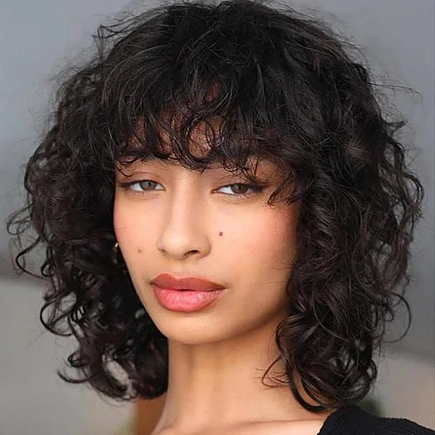 Curly Bangs Visual Idea Curly Bangs Visual Idea — Shag Haircut 2027