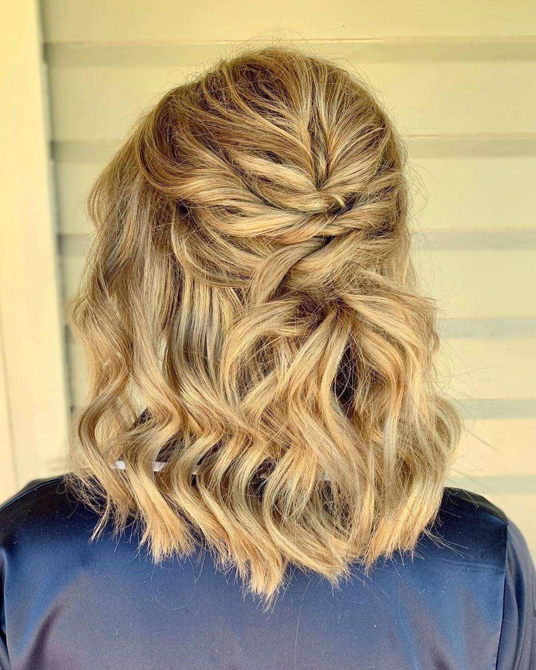 Visual Idea — Half-Down Manner Visual Idea — Half-Down Manner — Half Up Half Down Wedding Hair 2027