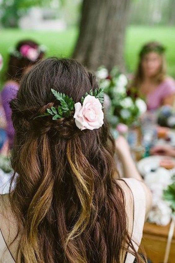 Visual Idea — Suitable For A Wedding Half Up Half Down Wedding Hair 2027