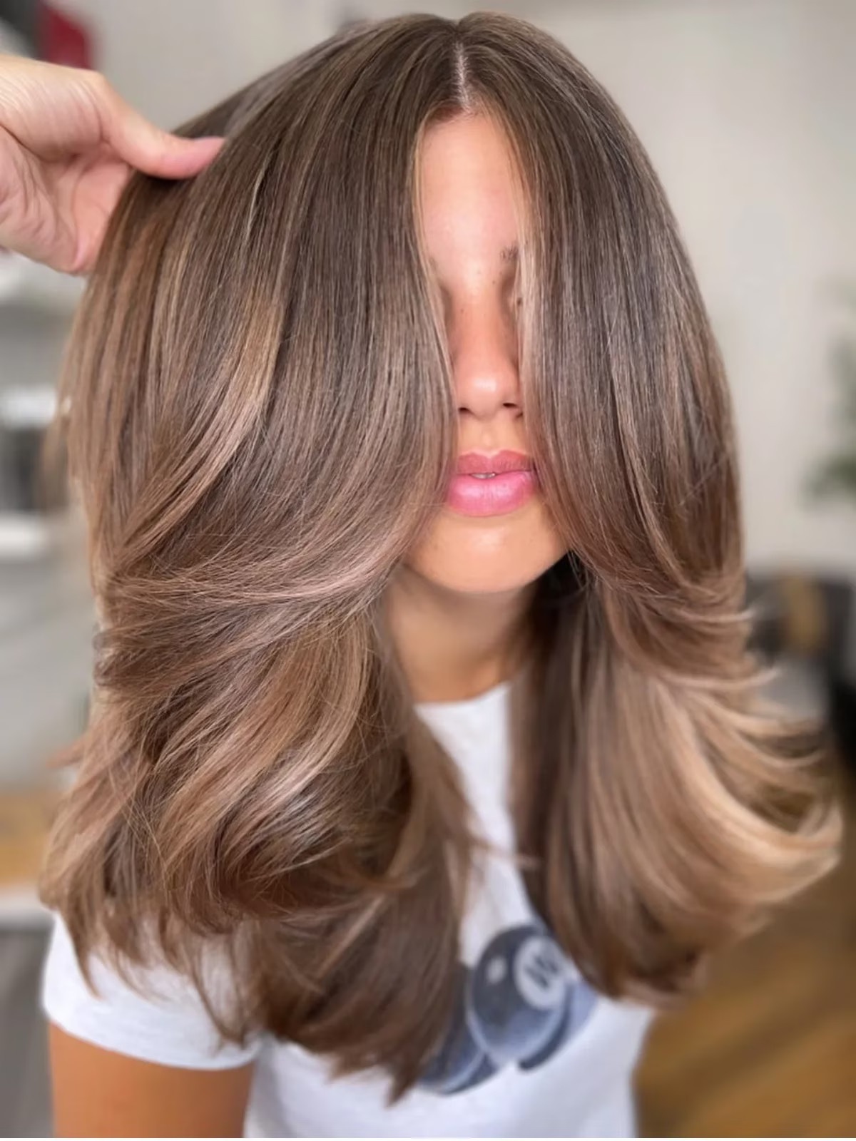 Long Layers With Face-Framing Visual Idea Long Layers With Face-Framing Visual Idea — Light Brown Hair 2027