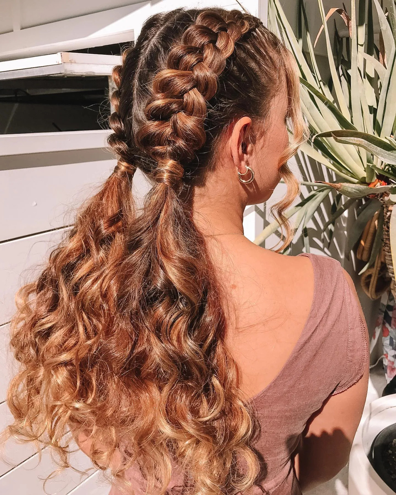 Dutch Braids Into Pigtails Dutch Braids Into Pigtails — Running Hairstyles 2027
