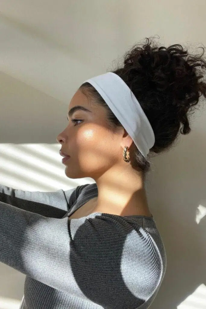 Visual Idea — Her Hair Is Styled Into A High Visual Idea — Her Hair Is Styled Into A High — Running Hairstyles 2027