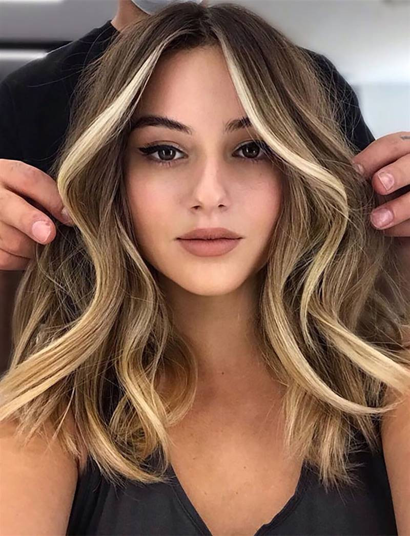 Blonde Money Piece Visual Idea Blonde Money Piece Visual Idea — Blonde Hair Trends 2027