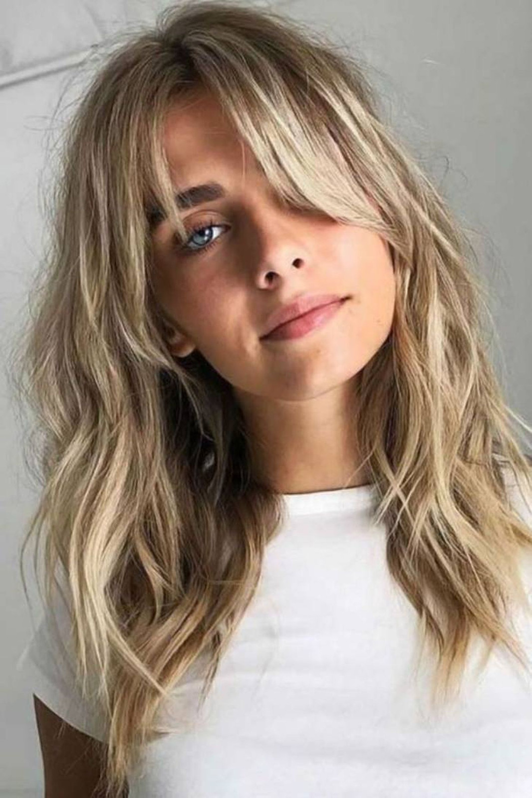 Dark Blonde With Balayage Highlights Visual Idea Dark Blonde With Balayage Highlights Visual Idea — Long Shag 2027
