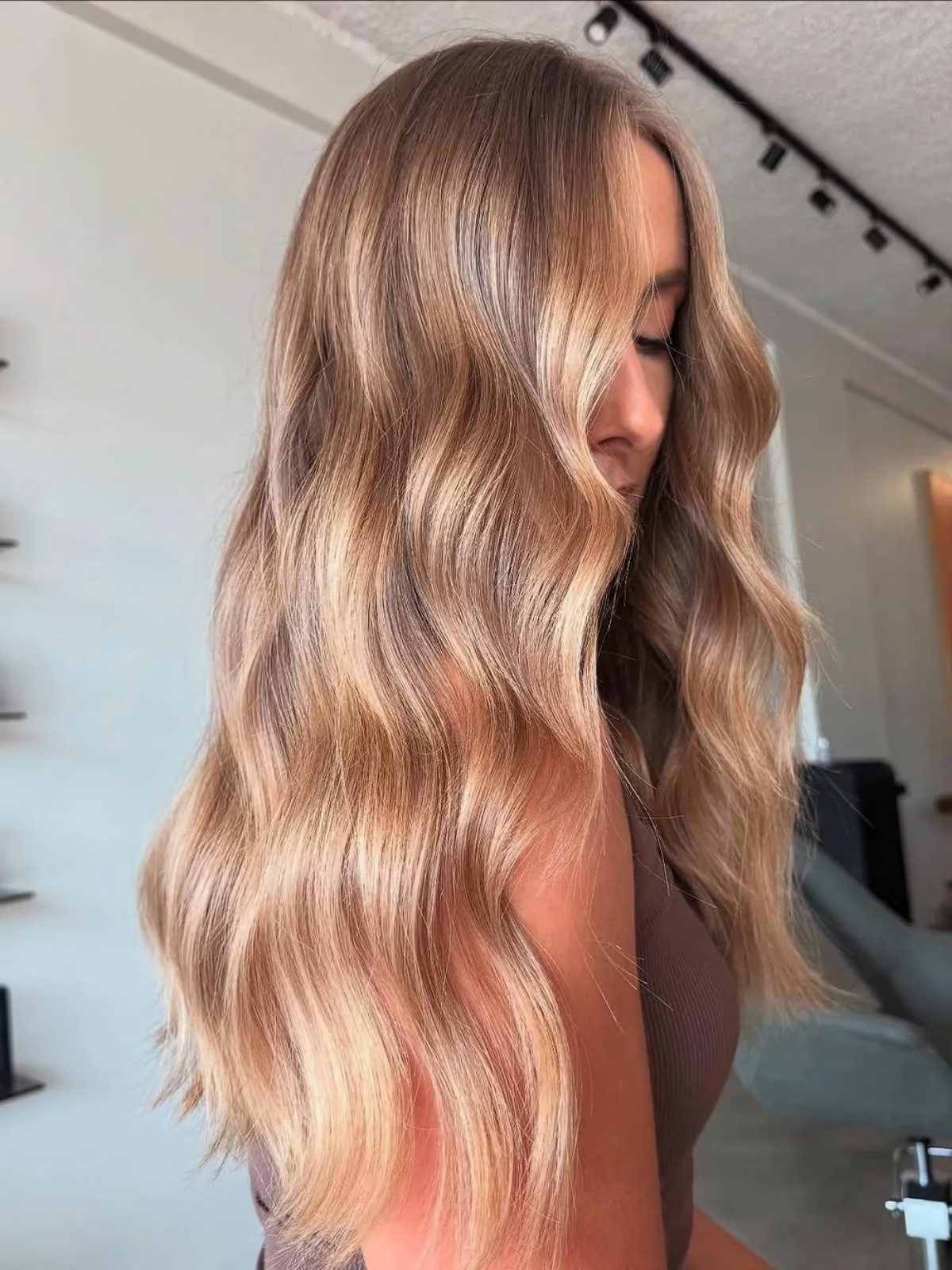 Middle Parting Visual Idea — Golden Blonde 2027