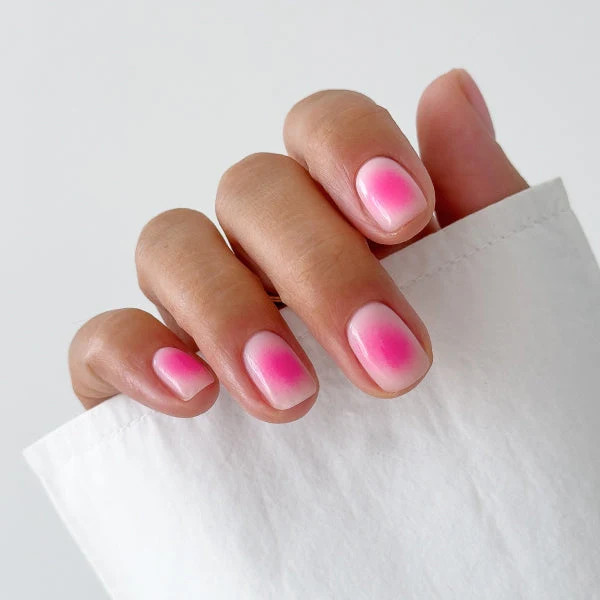 Pink Gradient Visual Idea — Birthday Nails 2027