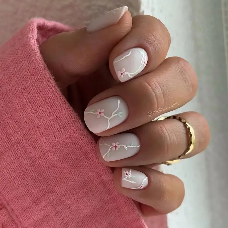 Visual Idea — Creating A Spring-Like Aesthetic Visual Idea — Creating A Spring-Like Aesthetic — Matte Nails 2027