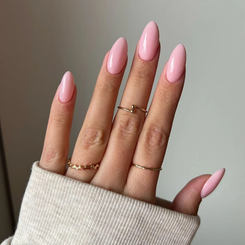 Charming Baby Pink Nail Powder | Simple Nail Designs | GLAMRDiP – GLAMRDiP Canada