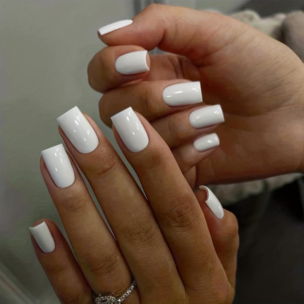 Solid Color Visual Idea Solid Color Visual Idea — Square Nails 2027