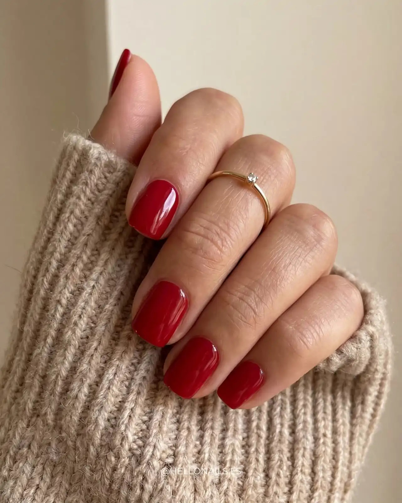 Vibrant Red Glossy Square Nails Vibrant Red Glossy Square Nails — Square Nails 2027