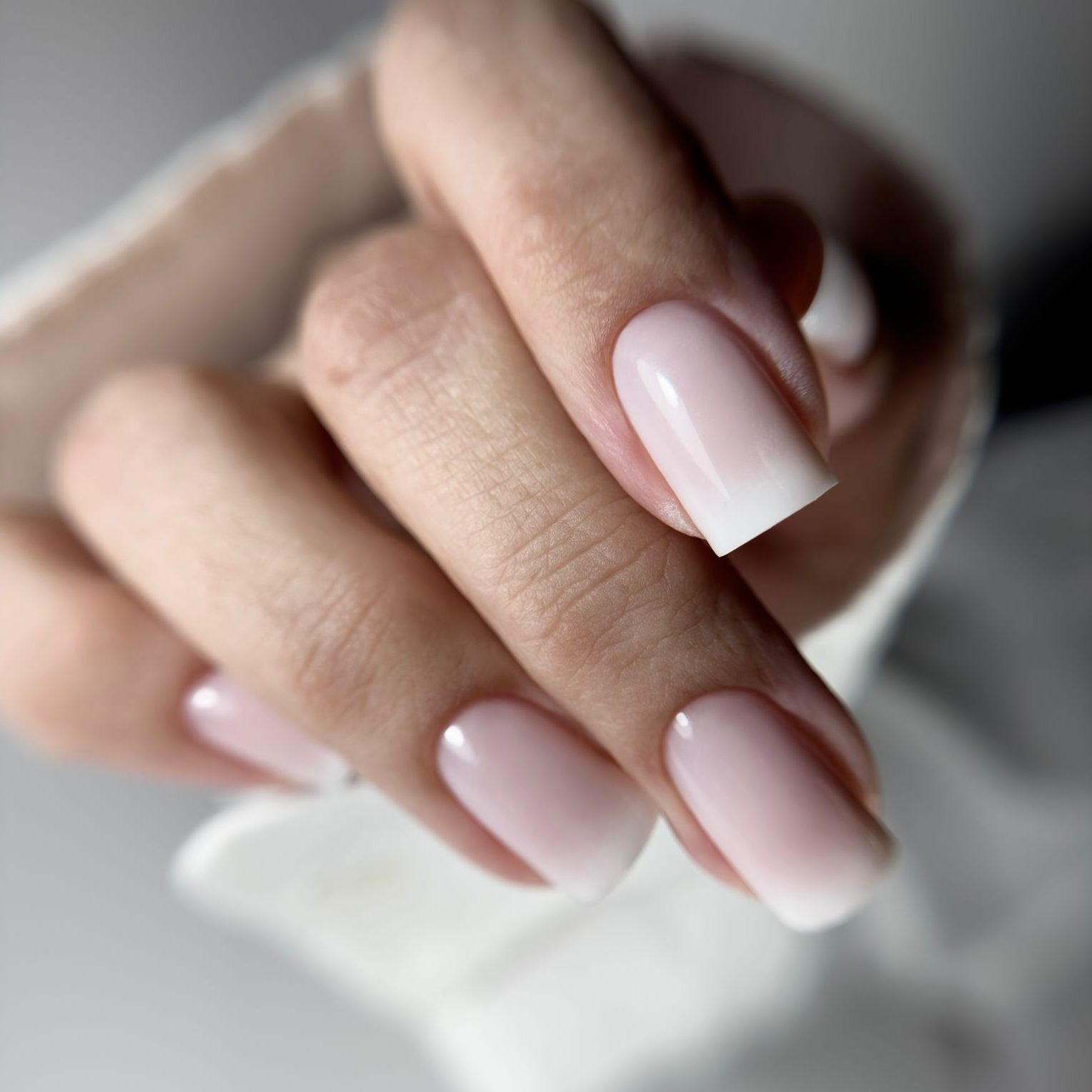 Glossy Visual Idea — Short Wedding Nails 2027