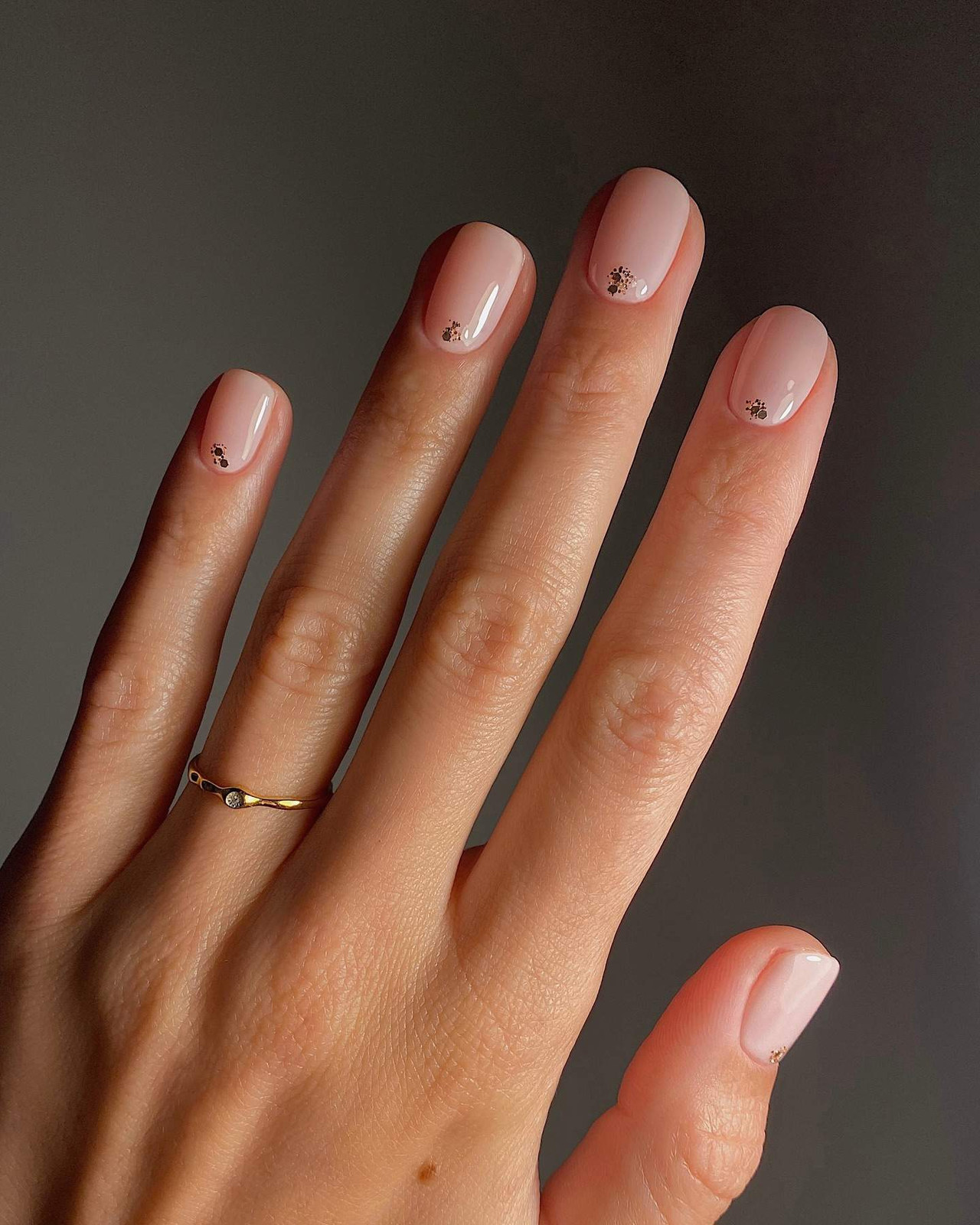 Sheer Milky Pink Base Visual Idea Sheer Milky Pink Base Visual Idea — Short Spring Nails 2027