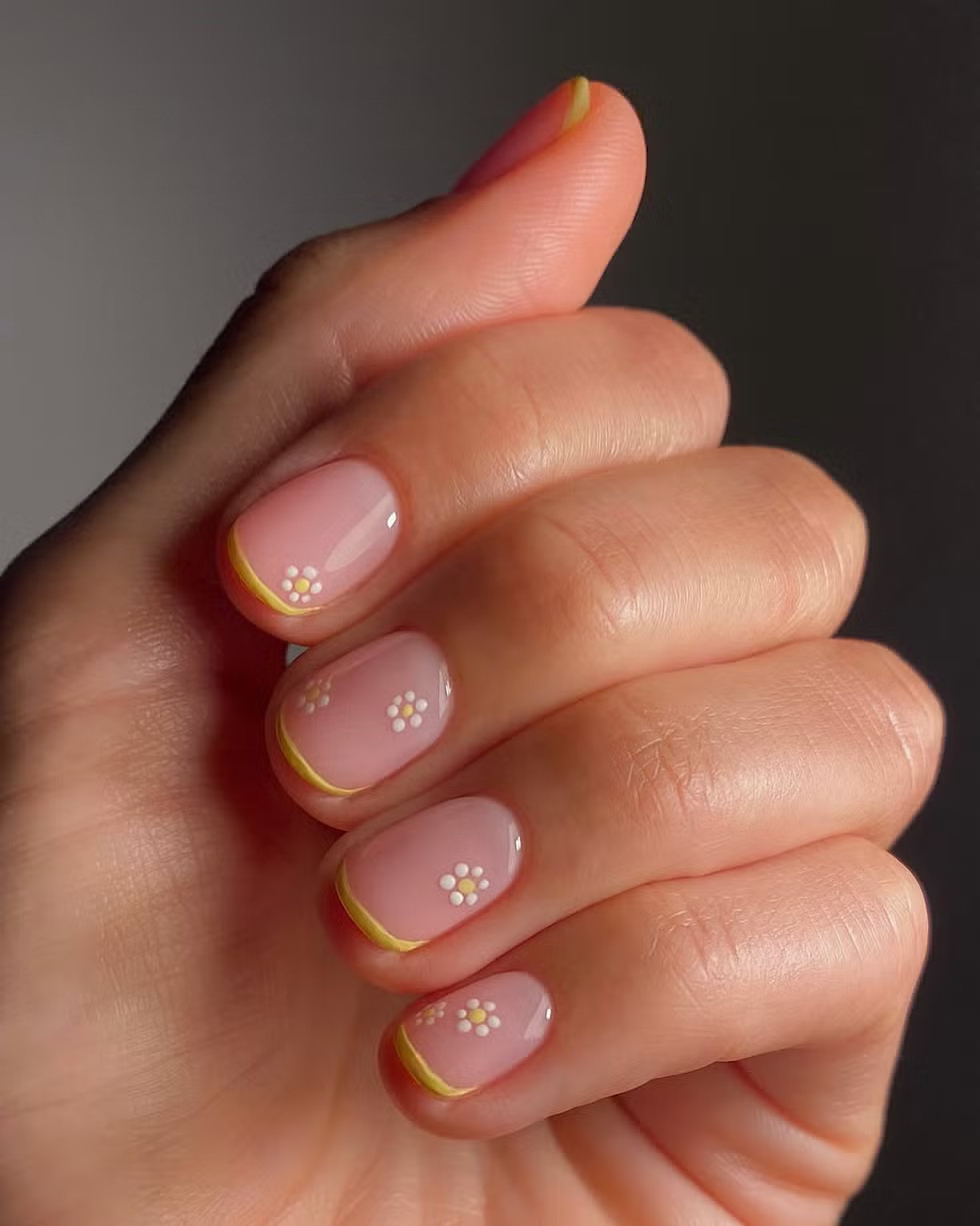 Precise French Tip Application Neat Art Visual Idea Precise French Tip Application Neat Art Visual Idea — Short Spring Nails 2027
