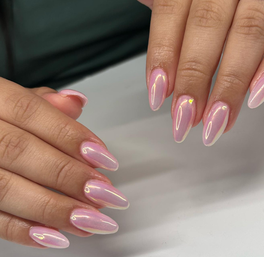 Pink Chrome Nails 2027