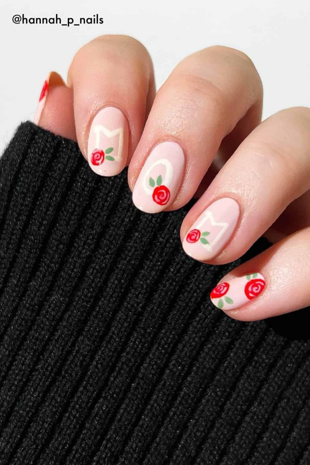 Mother's Day Rose and Initial Nails Mother's Day Rose and Initial Nails — Mom Nails 2027