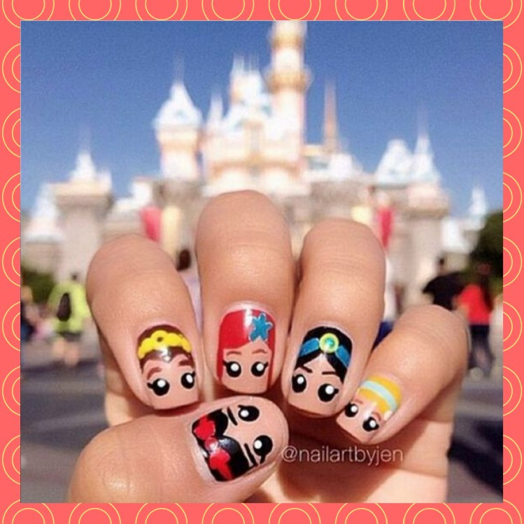 Disney Princess Character Portraits Disney Princess Character Portraits — Disney Nails 2027