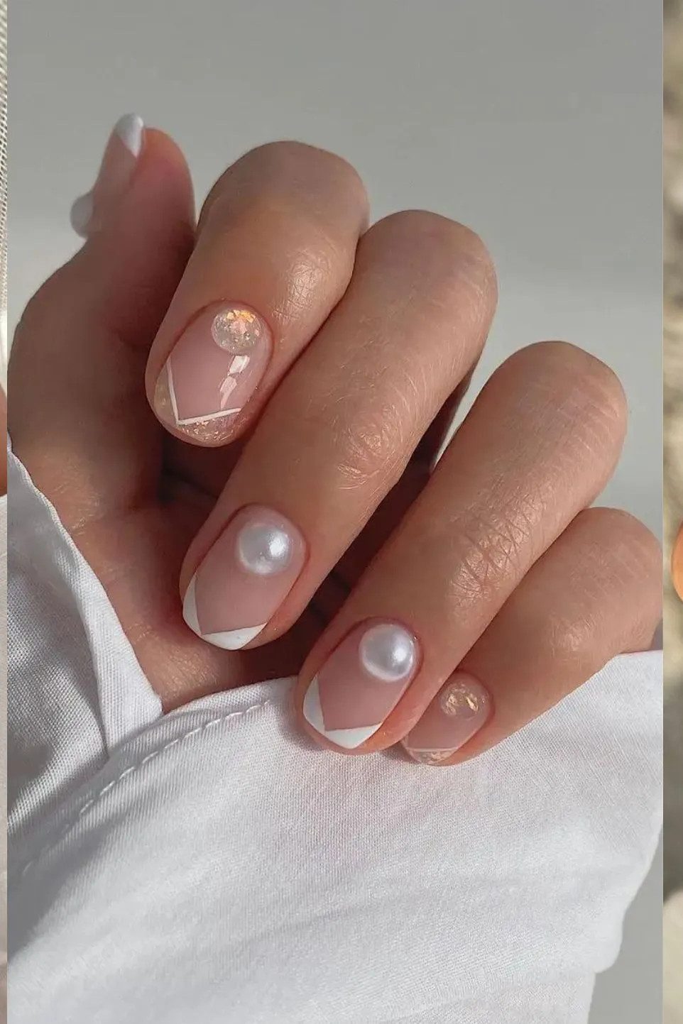 Sheer Pink Base With White Tips Visual Idea Sheer Pink Base With White Tips Visual Idea — Concert Nails 2027