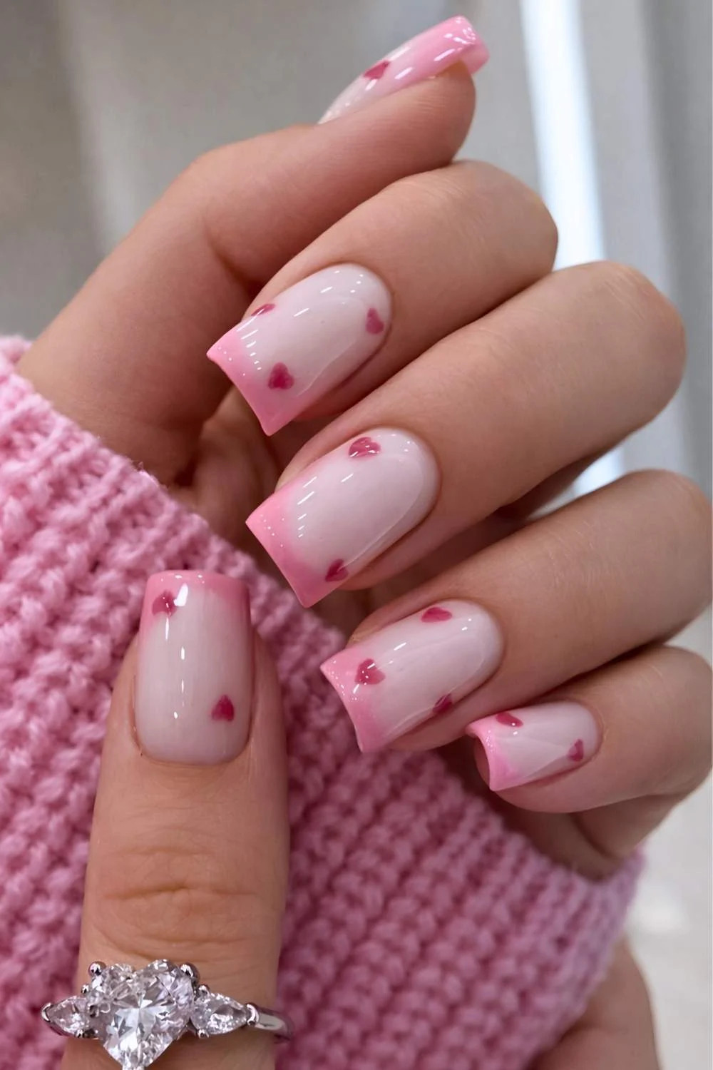Valentines Visual Idea Valentines Visual Idea — Valentines French Tip Nails 2027