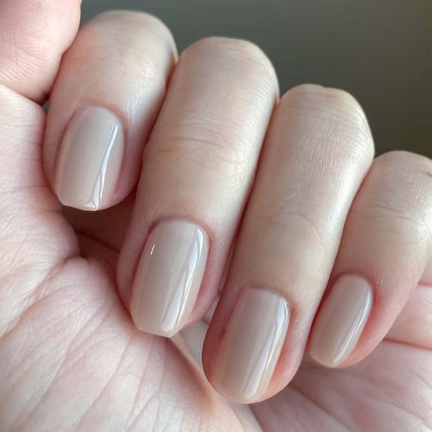 Opaque Beige Nude High-Gloss Square Nails Opaque Beige Nude High-Gloss Square Nails — Spring Square Nails 2027