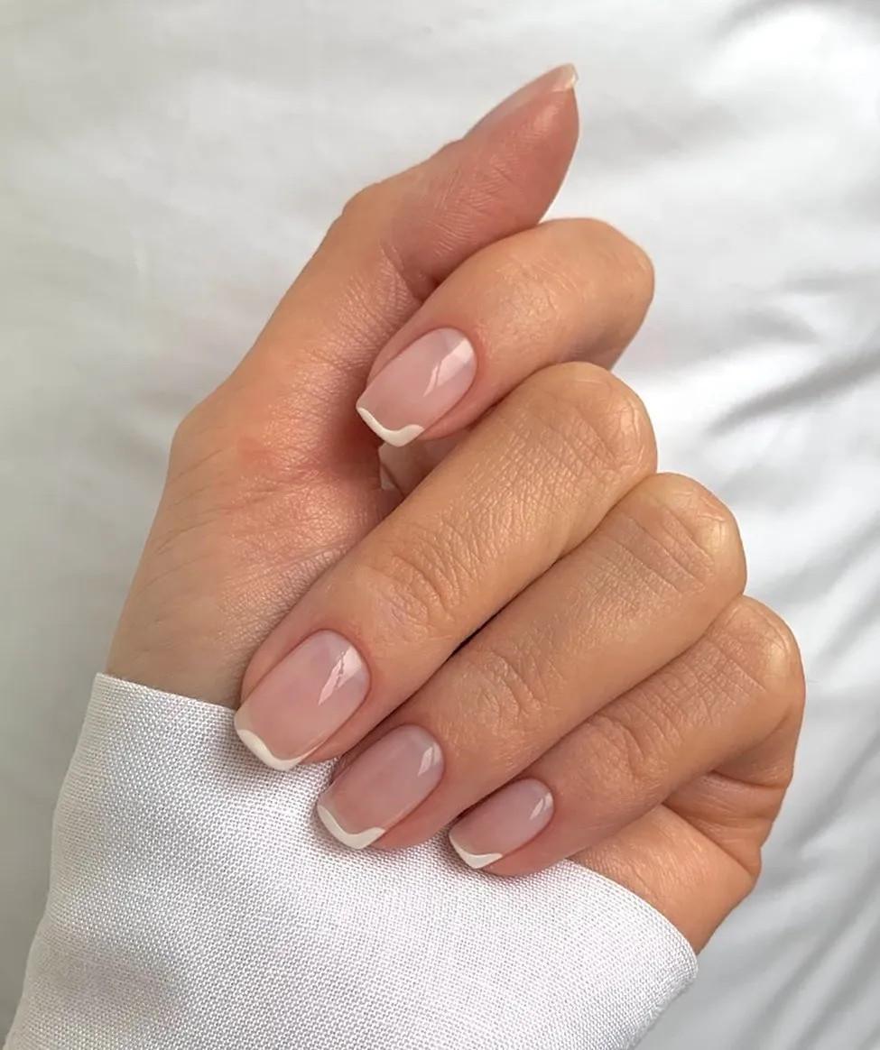 Clean French Square Nails Clean French Square Nails — Classy Simple Nail Designs 2027