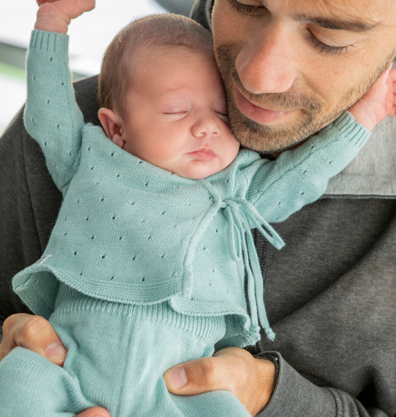 Cozy Light Blue Knit Loungewear Set Cozy Light Blue Knit Loungewear Set — Baby Outfits 2027