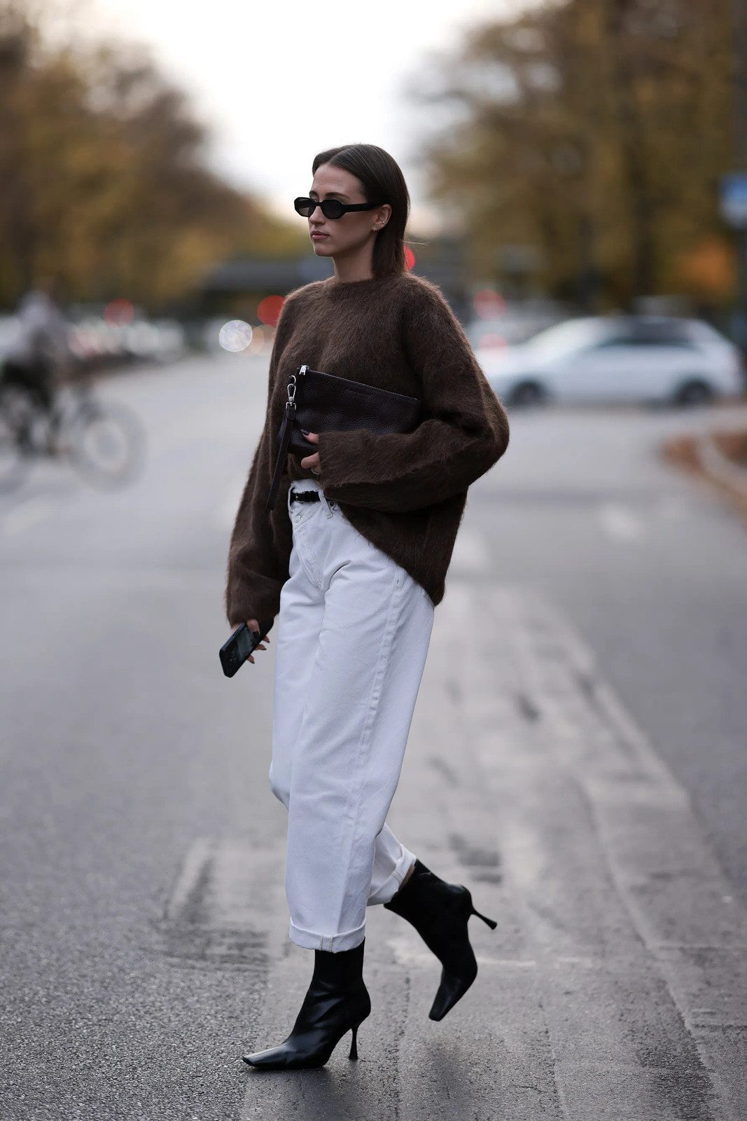 Oversized Fuzzy Sweater and Wide-Leg Denim — Tumblr Outfits 2027