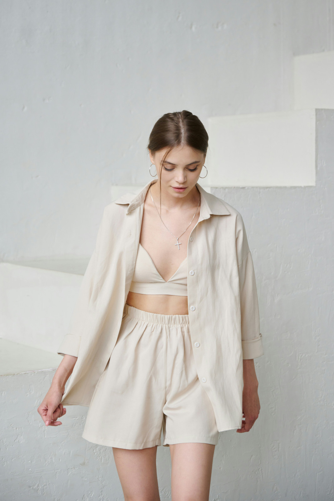 Beige Linen Set for Relaxed Comfort — Tumblr Outfits 2027