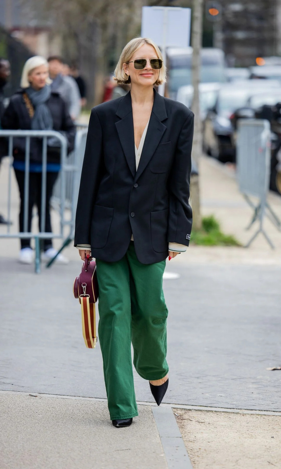 Forest Green Trousers with Oversized Blazer Forest Green Trousers with Oversized Blazer — Forest Green Outfits 2027