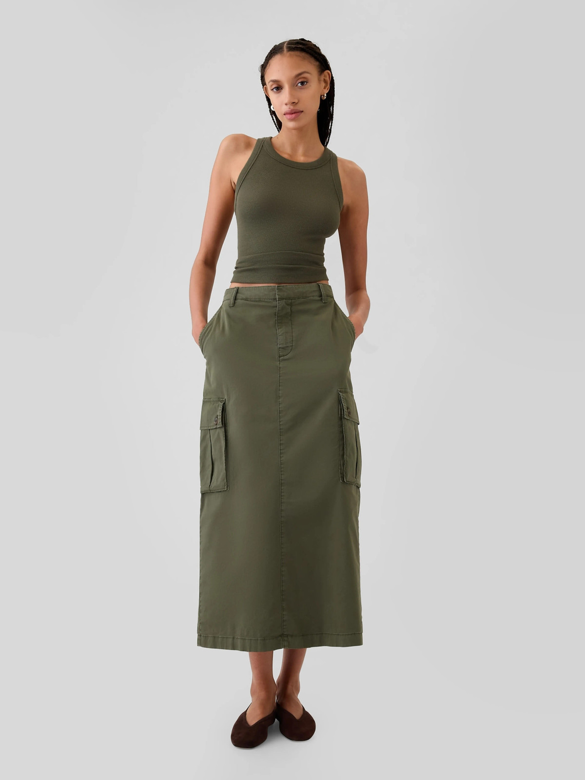 Outfit Idea — Close-Up Take Outfit Idea — Close-Up Take — Cargo Skirt Outfits 2027