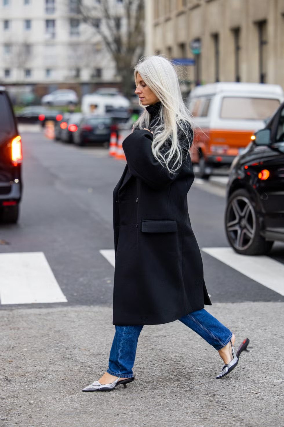 Black Coat Outfit Idea Black Coat Outfit Idea — Slingback Heels Outfits 2027