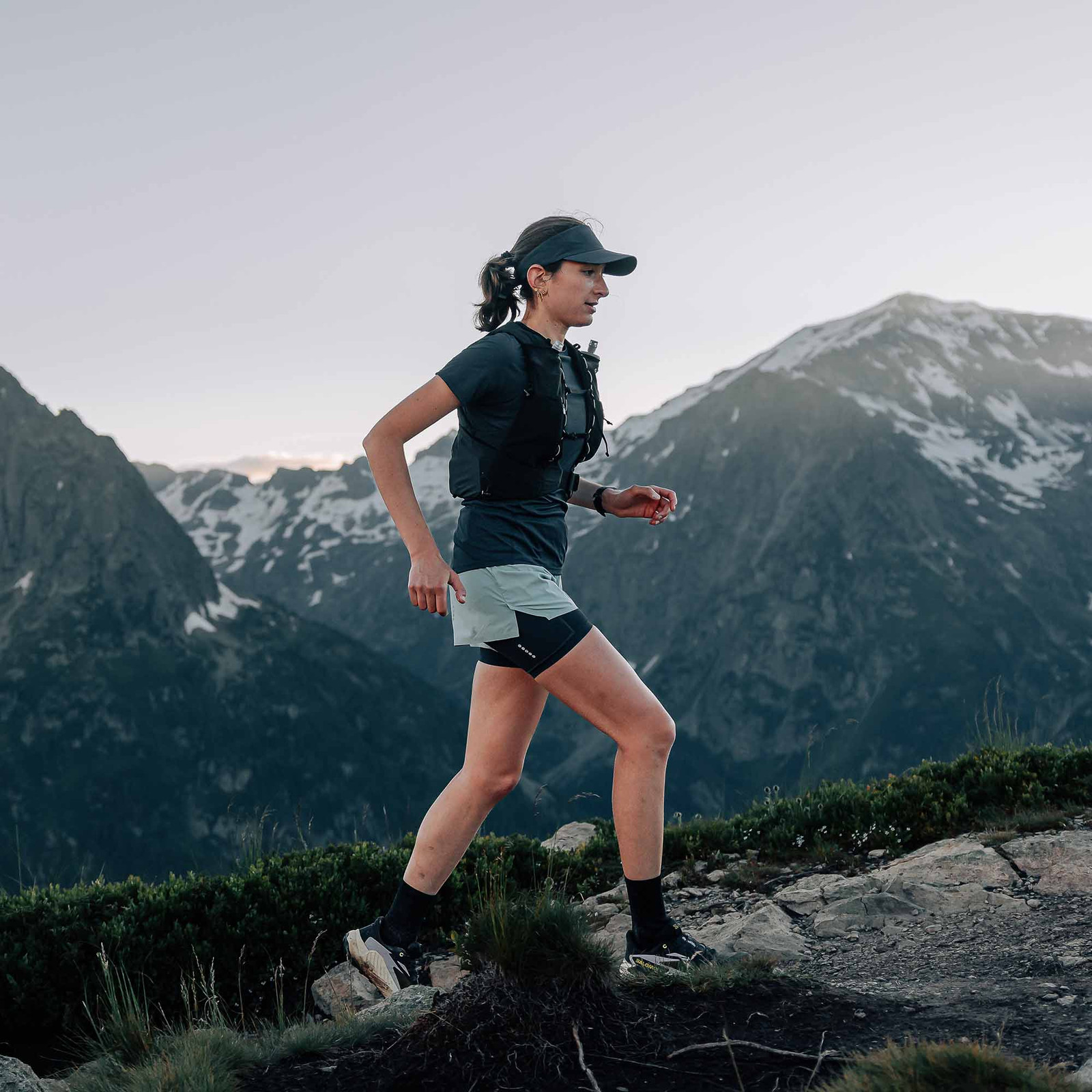 Functional Dark Grey and Black for Mountain Trail Running Functional Dark Grey and Black for Mountain Trail Running — Running Outfits for Women 2027