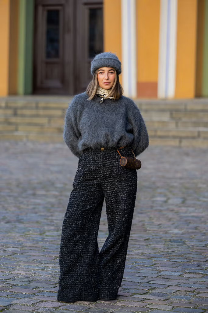 Black Loafers With Gold Hardware Outfit Idea — Winter Everyday Outfits 2027
