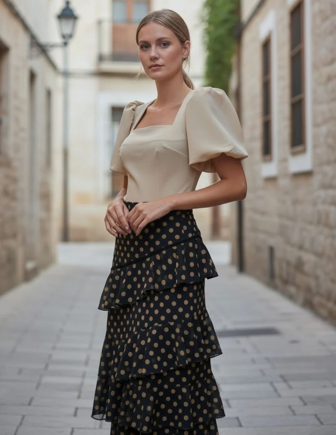 Tiered Skirt Jumpsuit for Playful Summer Events — Summer Jumpsuit Outfits 2027