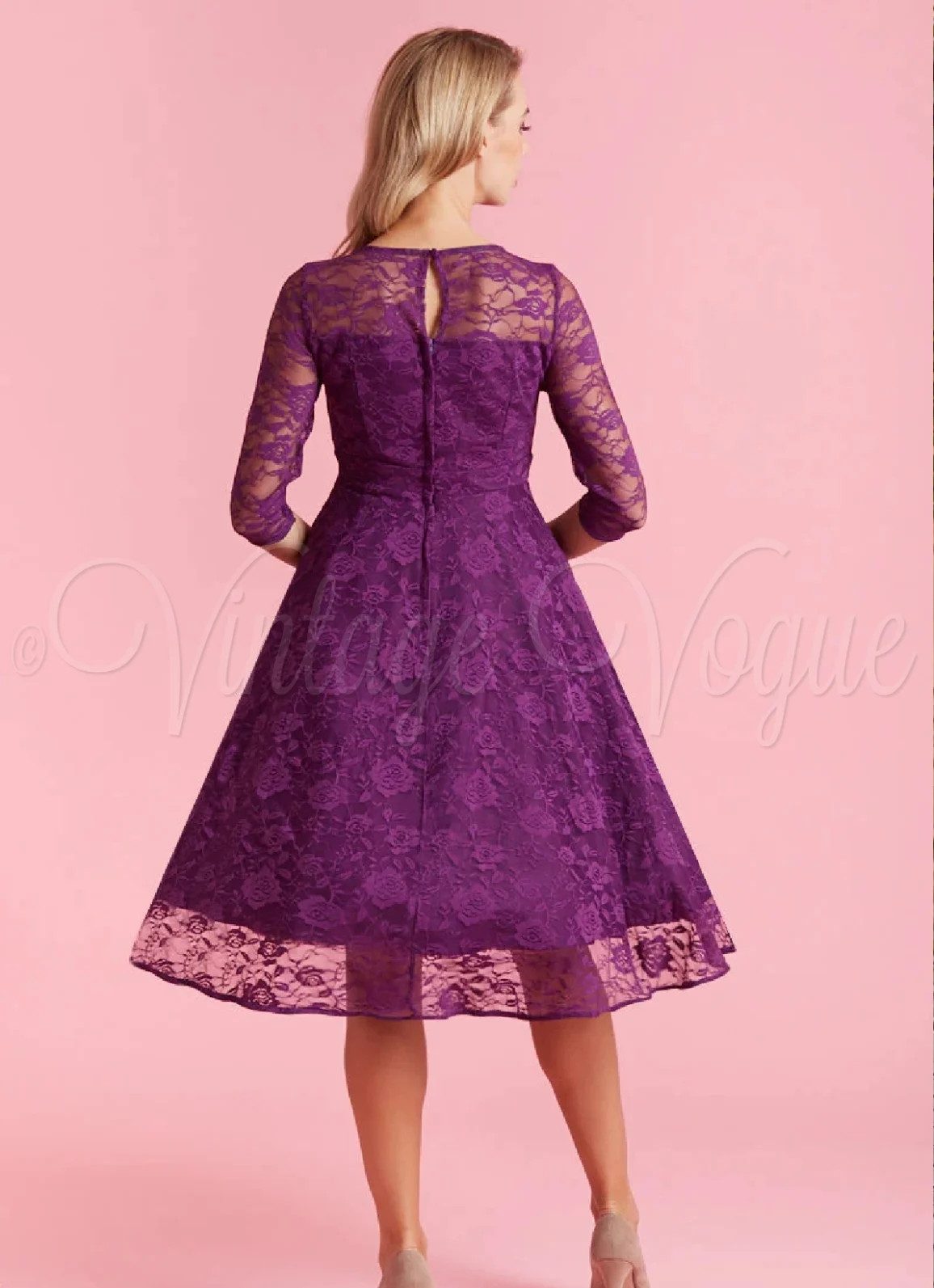 Long-Sleeved Lace Dress Outfit Idea Long-Sleeved Lace Dress Outfit Idea — Purple Wedding Guest Outfits 2027